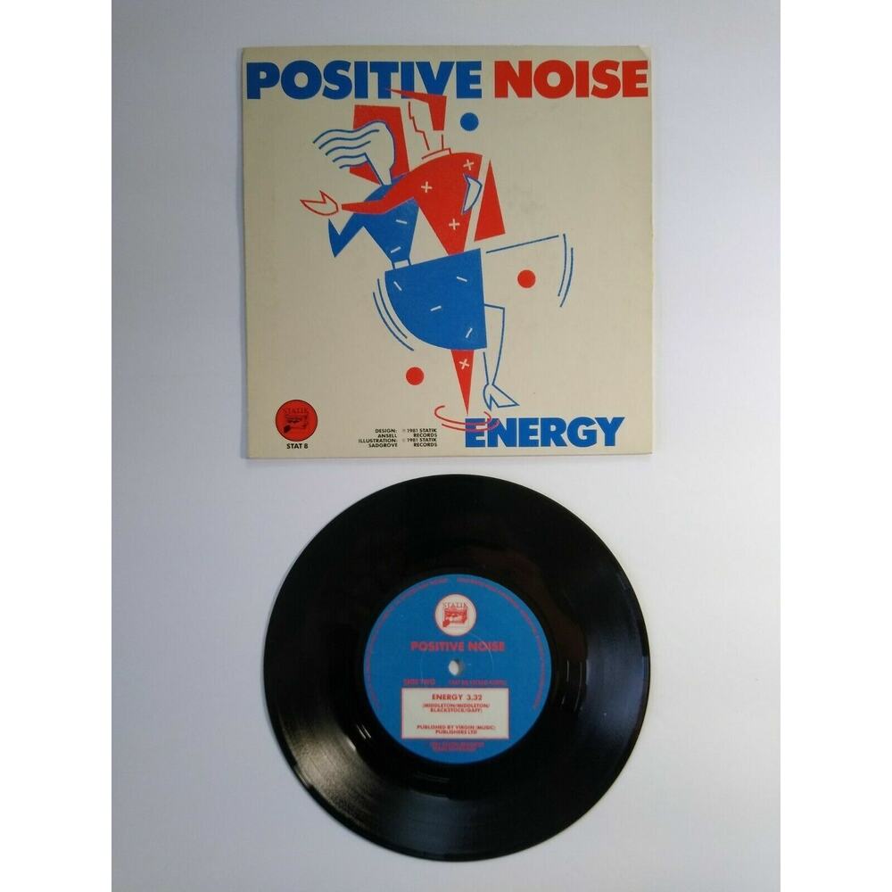 Positive Noise Positive Negative 7" Record UK Synth-Pop New Wave 1981 Statik